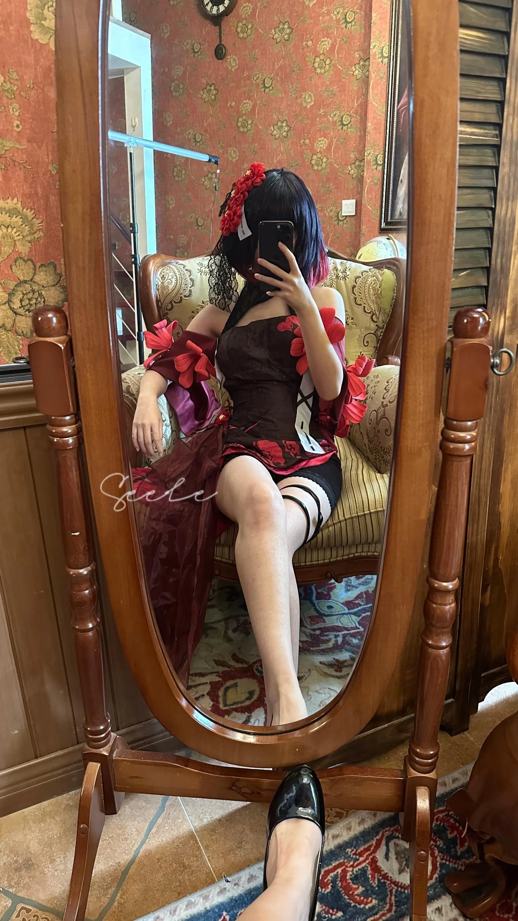 Seele麦麦 – NO.01 黑希旗袍物语 [61P]插图9